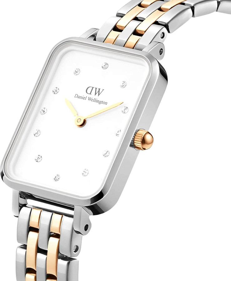 Часы Daniel Wellington Quadro DW00100625 — кварцевые, сталь металл