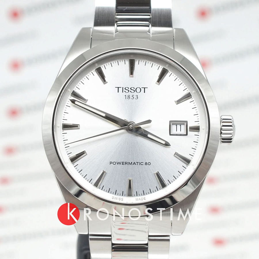 Часы Tissot Gentleman Powermatic 80 Silicium T165.807.11.031.00 — Швейцария, механические
