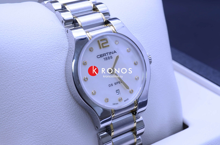 Часы Certina Lady Round C012.209.22.116.00 — Швейцария, кварцевые