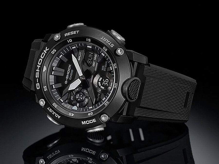 Часы Casio G-Shock GA-2000S-1ADR (GA-2000S-1A) — Япония, электронные