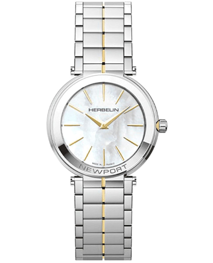 Часы Herbelin Newport Slim 16922BT19 — женские, перламутровый