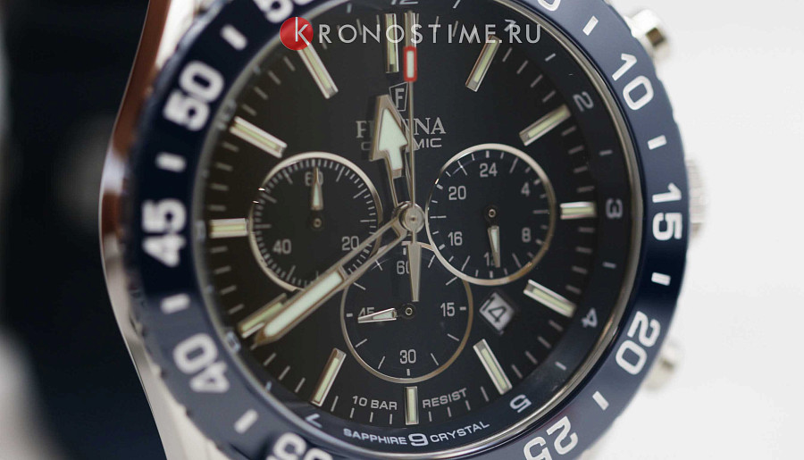 Часы Festina Ceramic F20515/1 — мужские, силикон