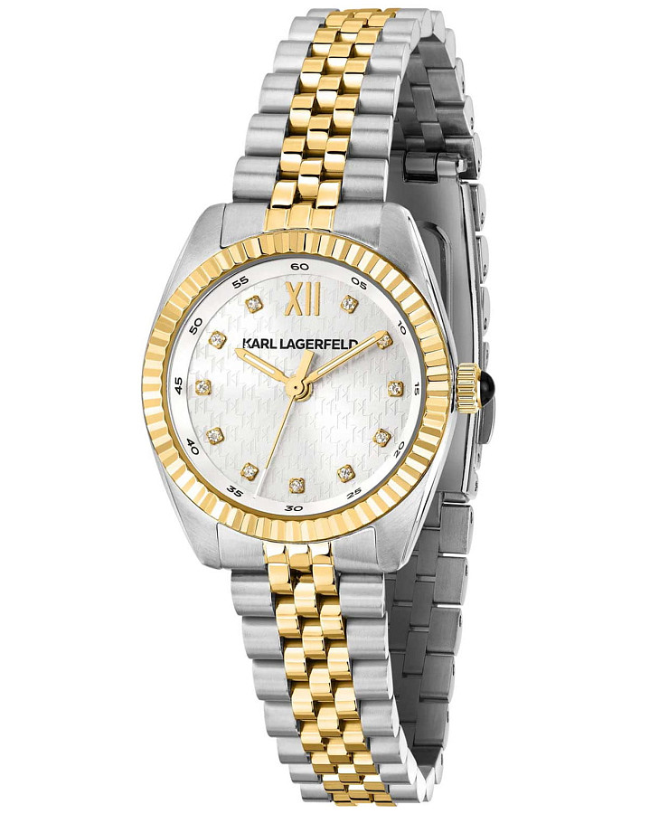 Часы Karl Lagerfeld Timeless Code Mini R0553109503 — женские, серебристый