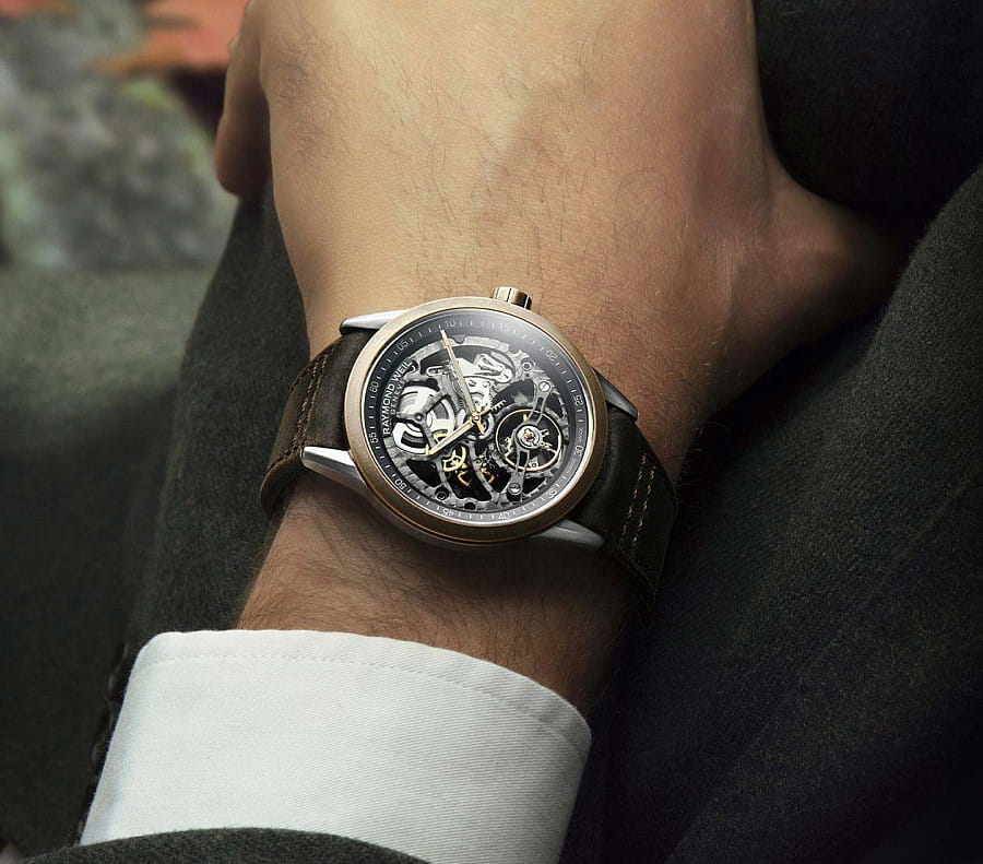 Часы Raymond Weil Freelancer Skeleton 2785-SBC-60000 — Швейцария, механические