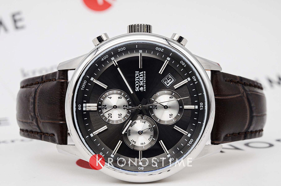 Часы Scotch&Soda SSM.116B — кварцевые, металл сталь