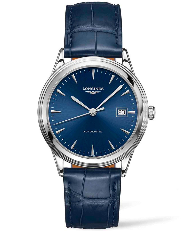 Часы Longines Flagship L4.974.4.92.2 — мужские, синий