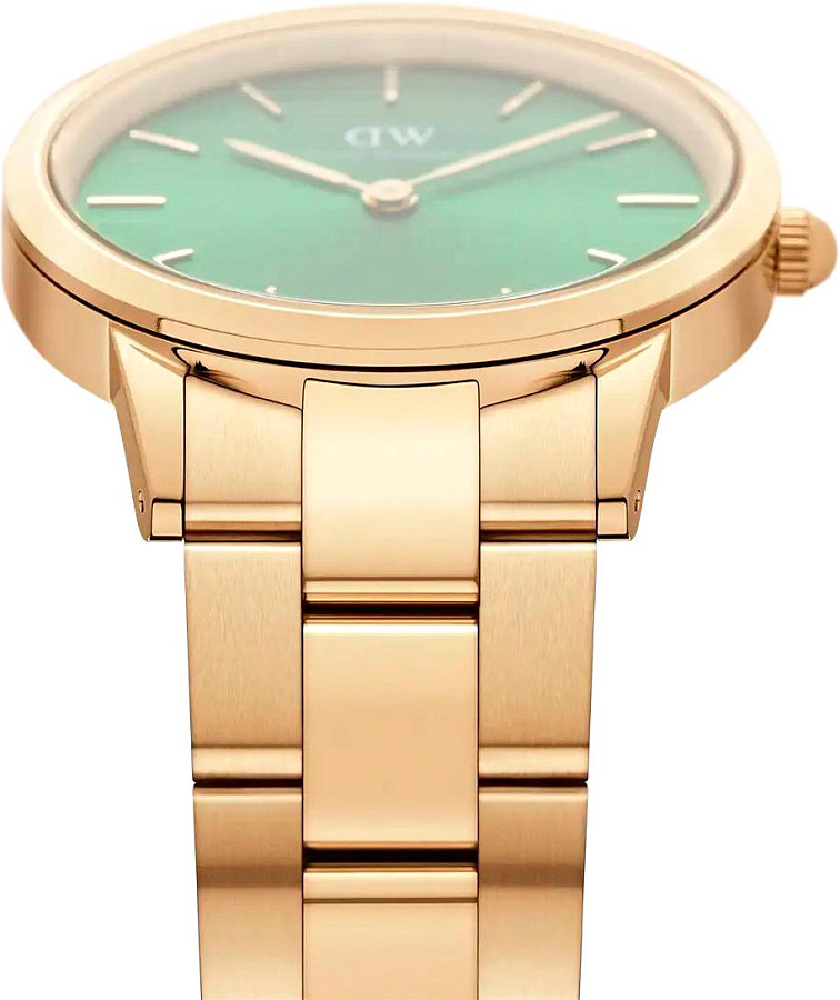 Часы Daniel Wellington Iconic Link Emerald DW00100555 — сталь c pvd покрытием, женские