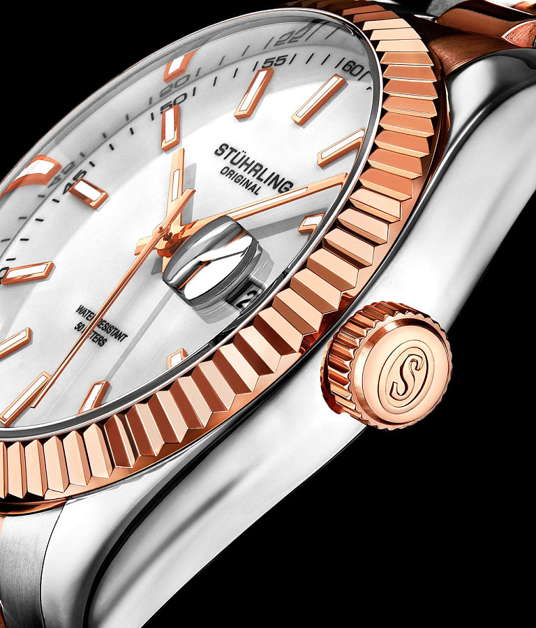 Часы Stuhrling Symphony 3935.5 — сталь металл, США