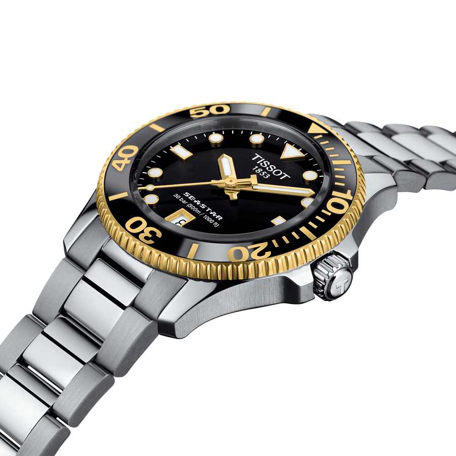 Часы Tissot Seastar 1000 T120.210.21.051.00 — Швейцария, кварцевые