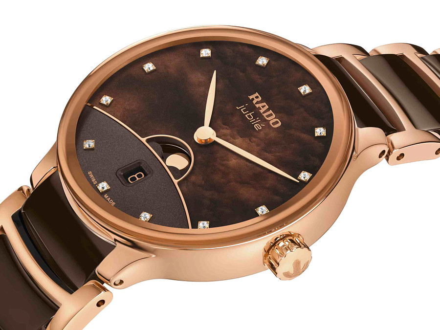 Часы Rado Centrix Diamonds R30232902 — кварцевые, сталь металл