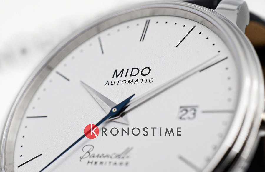Часы Mido Baroncelli Heritage Gent M027.407.16.010.00 — мужские, кожаный