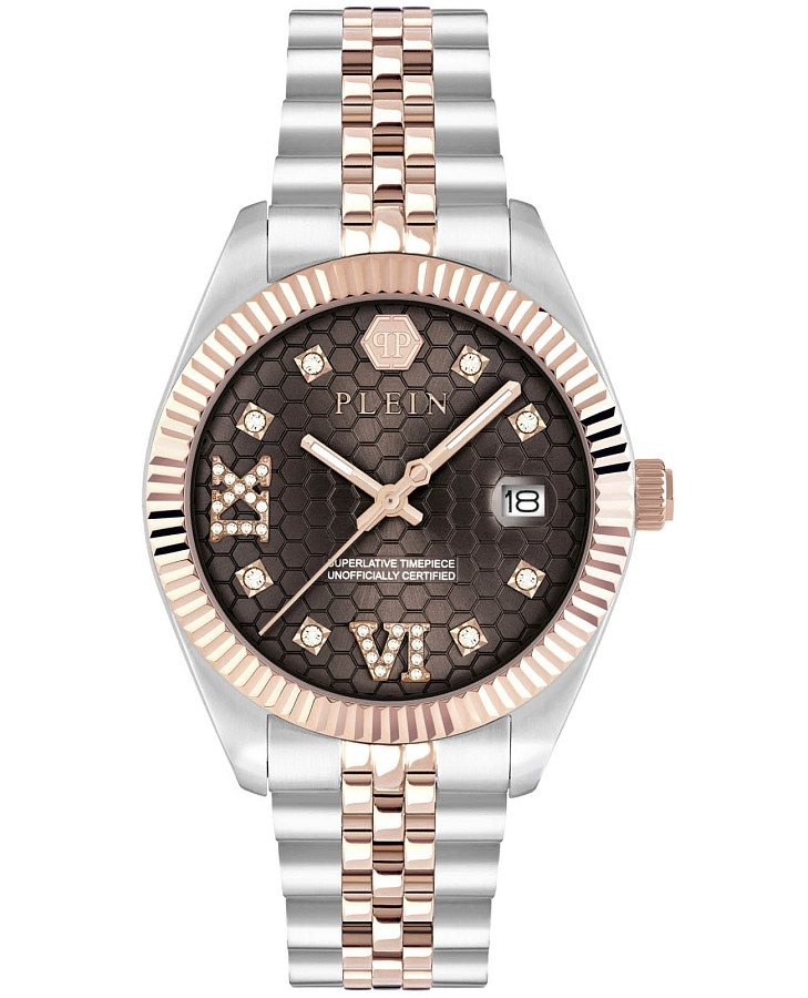 Часы Philipp Plein Date Superlative PWYFA0325 — женские, коричневый