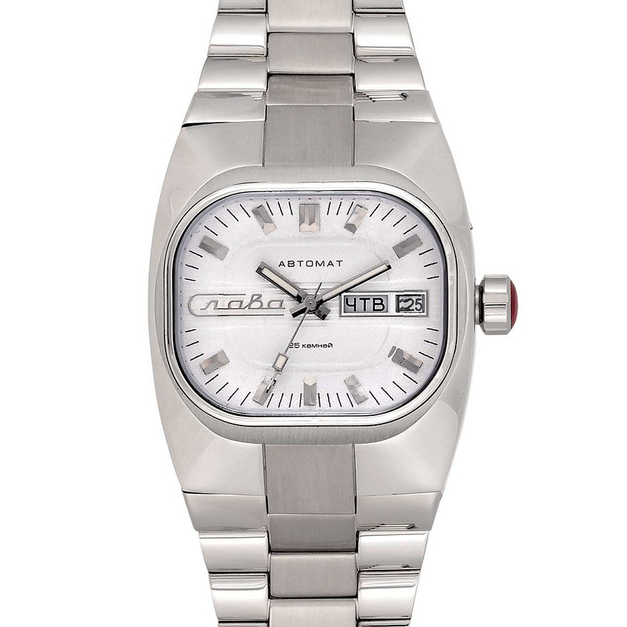 Часы Слава Танк 4320690/100-2427 — нержавеющая сталь 904l, мужские
