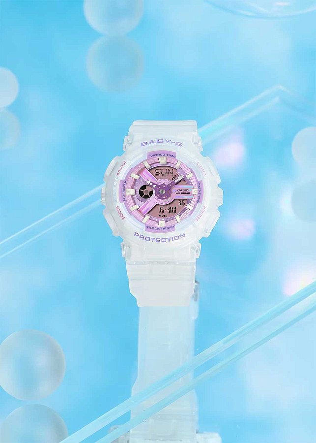 Часы Casio Baby-G BA-110PS-7A — пластик, Япония