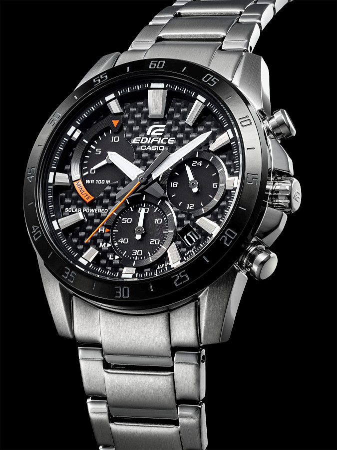 Часы Casio Edifice EQS-930DB-1A — сталь с ip покрытием, мужские