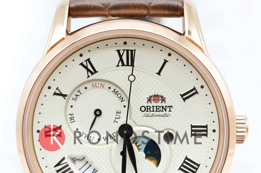 Часы Orient Sun & Moon RA-AK0007S (RN-AK0007S) — сталь металл, Япония