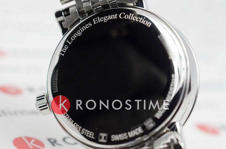 Часы Longines Elegant Collection Moonphase L4.330.4.87.6 — женские, нержавеющая сталь