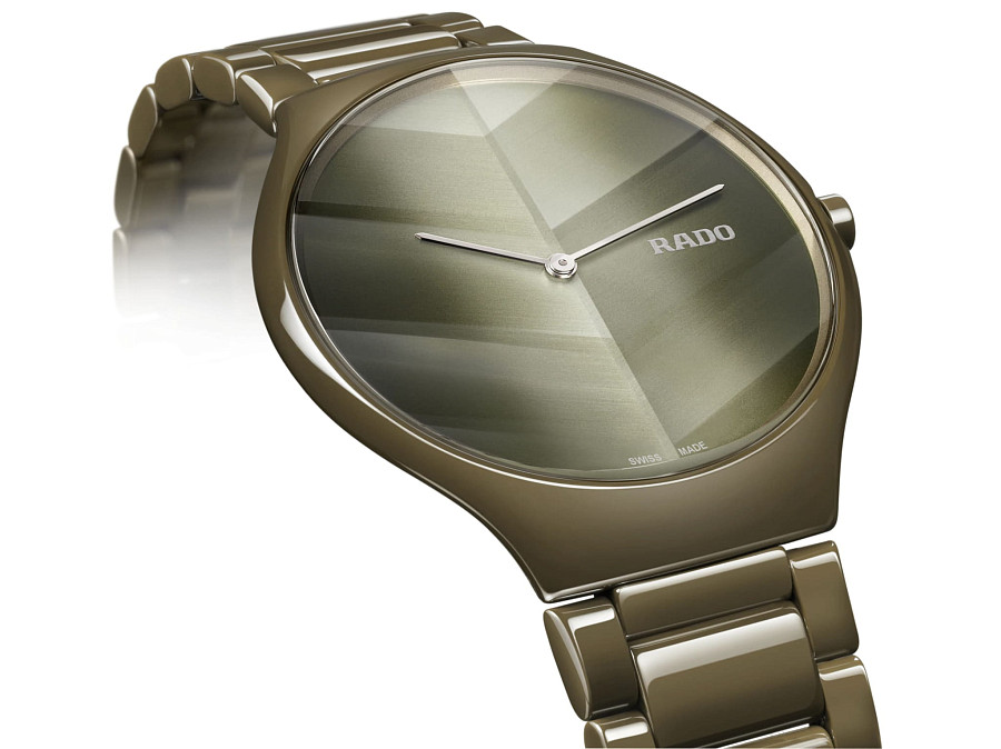 Часы Rado True Thinline x Great Gardens of the World R27121302 — кварцевые, керамика