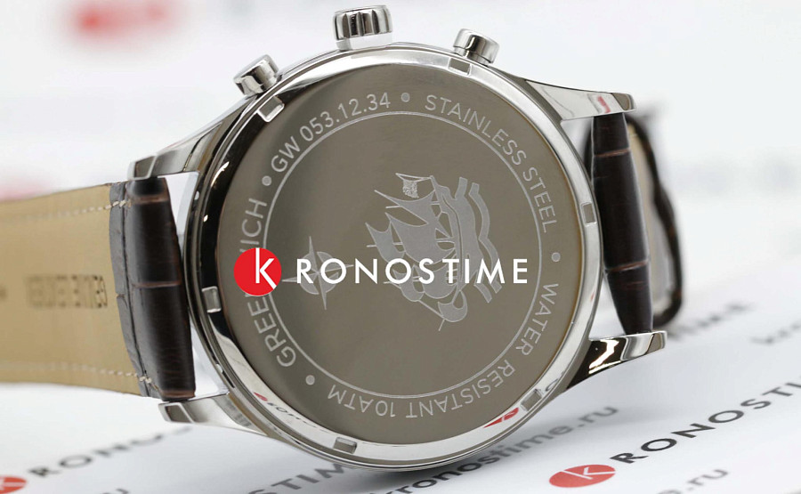 Часы Greenwich Navigator GW 053.12.34 — кожаный, мужские