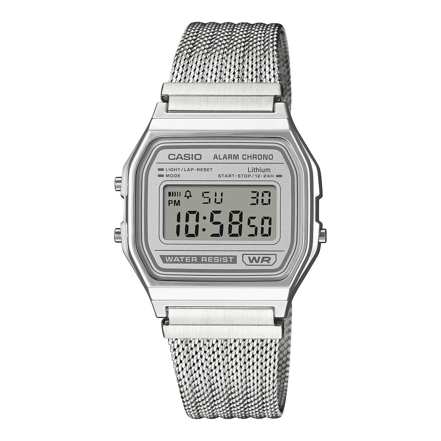 Часы Casio Vintage A-158WEM-7 — кварцевые, пластик
