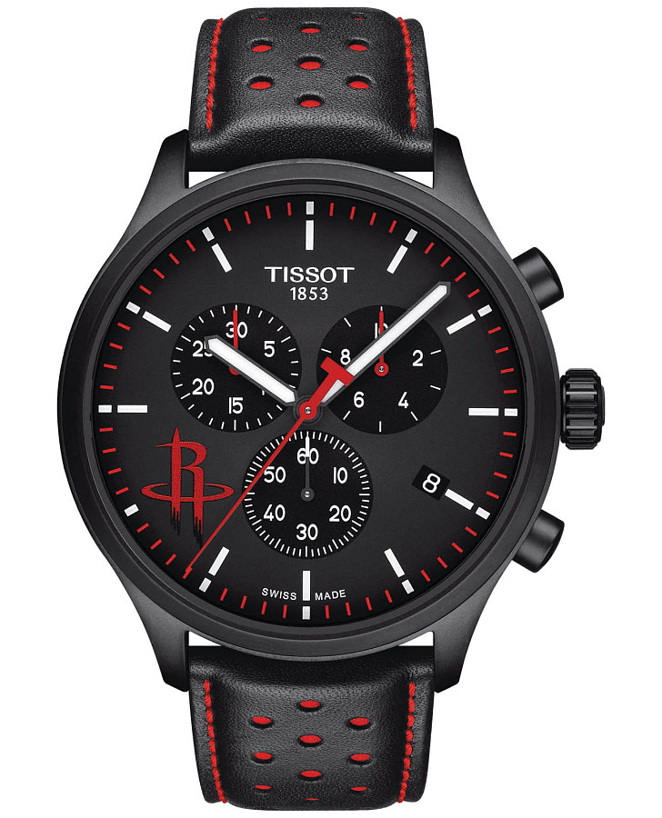 Часы Tissot Chrono XL NBA Teams Houston Rockets T116.617.36.051.09 — мужские, черный