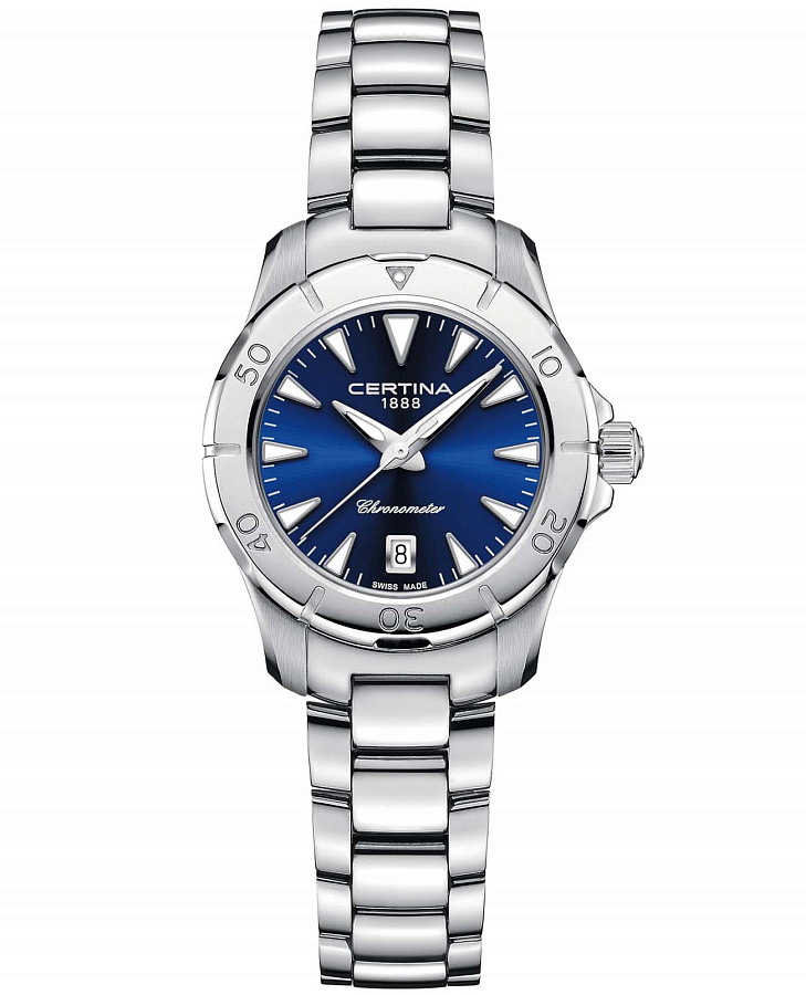 Часы Certina DS Action Lady C032.951.11.041.00 — женские, синий