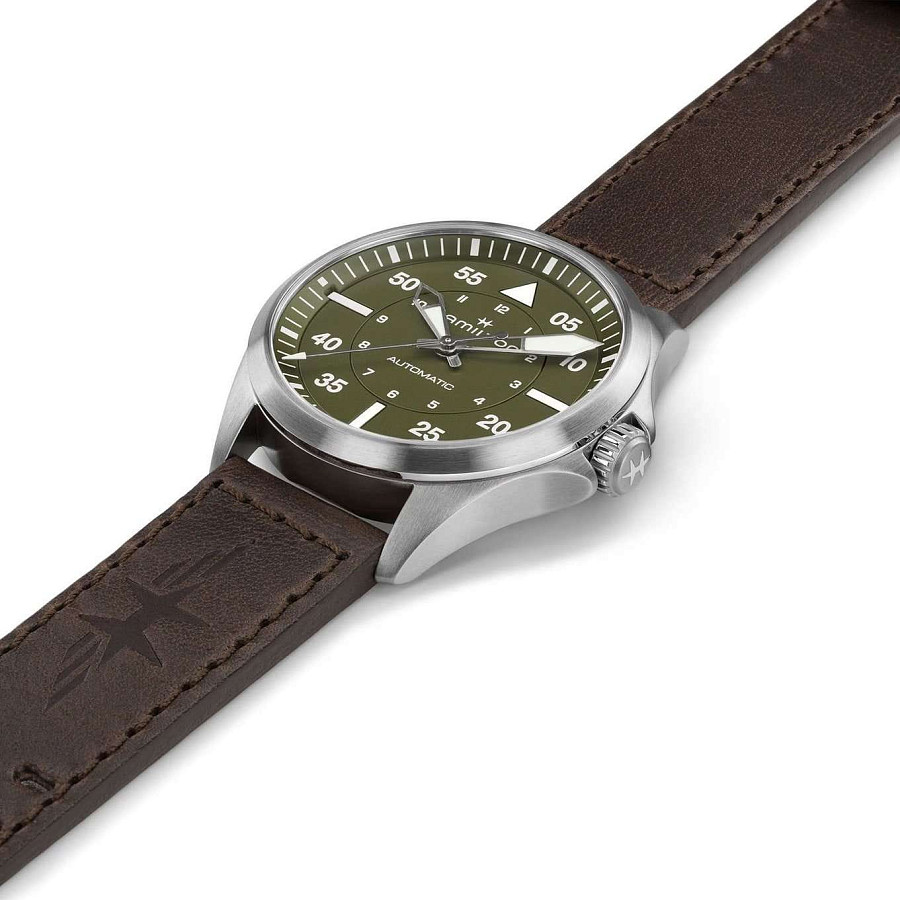 Часы Hamilton Khaki Aviation Pilot Auto H76305560 — механические, Швейцария, мужские