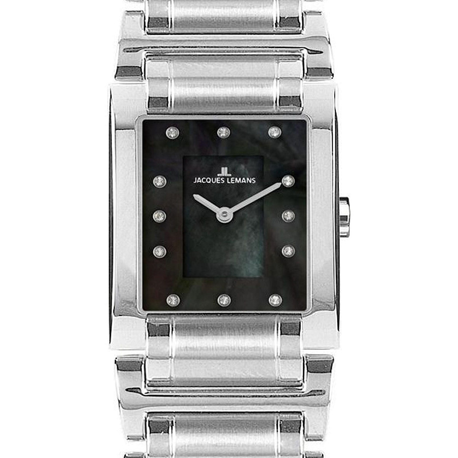Часы Jacques Lemans Florence 1-2152A — кварцевые, металл сталь