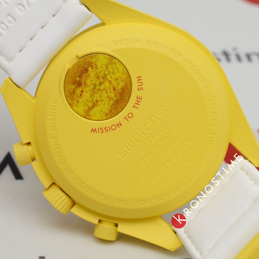 Часы Swatch x Omega Bioceramic Moonswatch Mission To the Sun SO33J100 — артикул SO33J100
