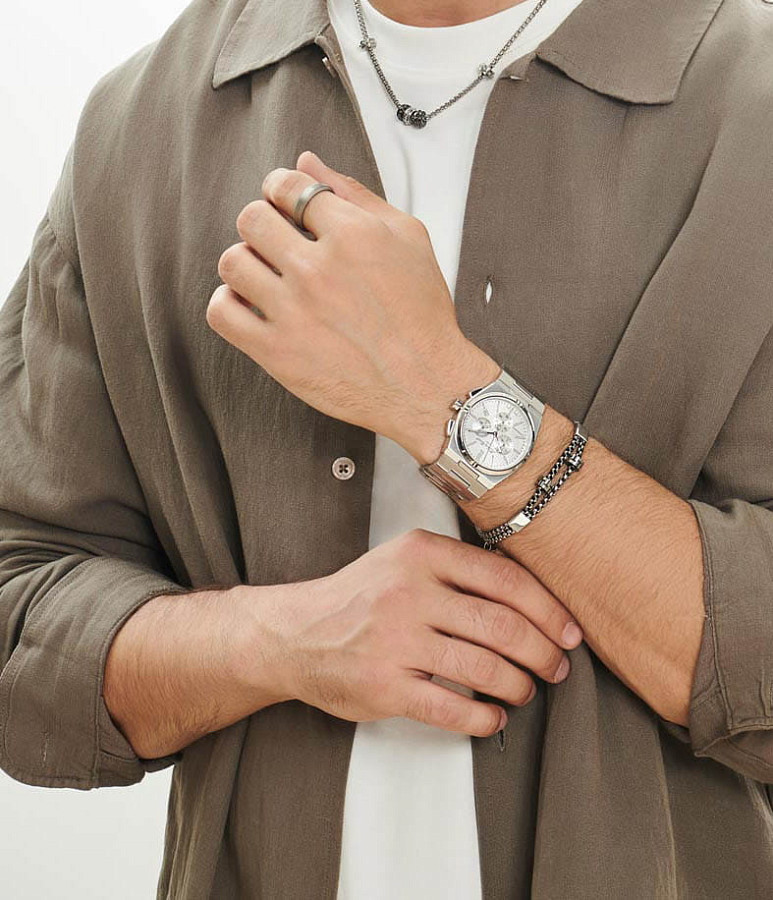 Часы Mathey-Tissot Zoltan H117CHRS-1 — кварцевые, металл сталь