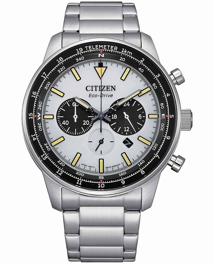 Часы Citizen Eco-Drive CA4500-91A — мужские, серый