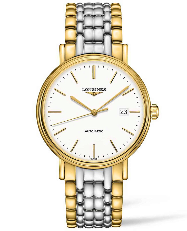 Часы Longines Presence L4.922.2.12.7 — мужские, белый