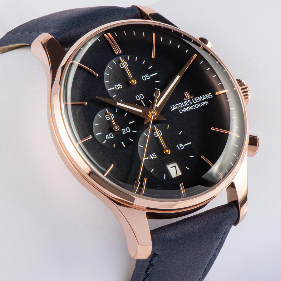 Часы Jacques Lemans London 1-2163F — металл сталь, Австрия