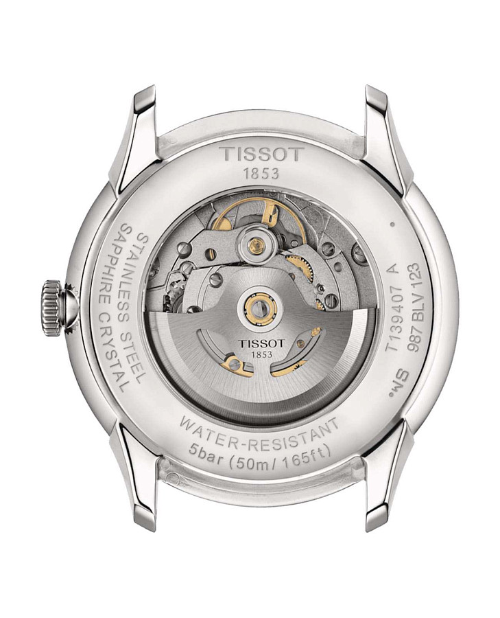 Часы Tissot Chemin des Tourelles Powermatic 80 42mm T139.407.11.048.00 — мужские, нержавеющая сталь