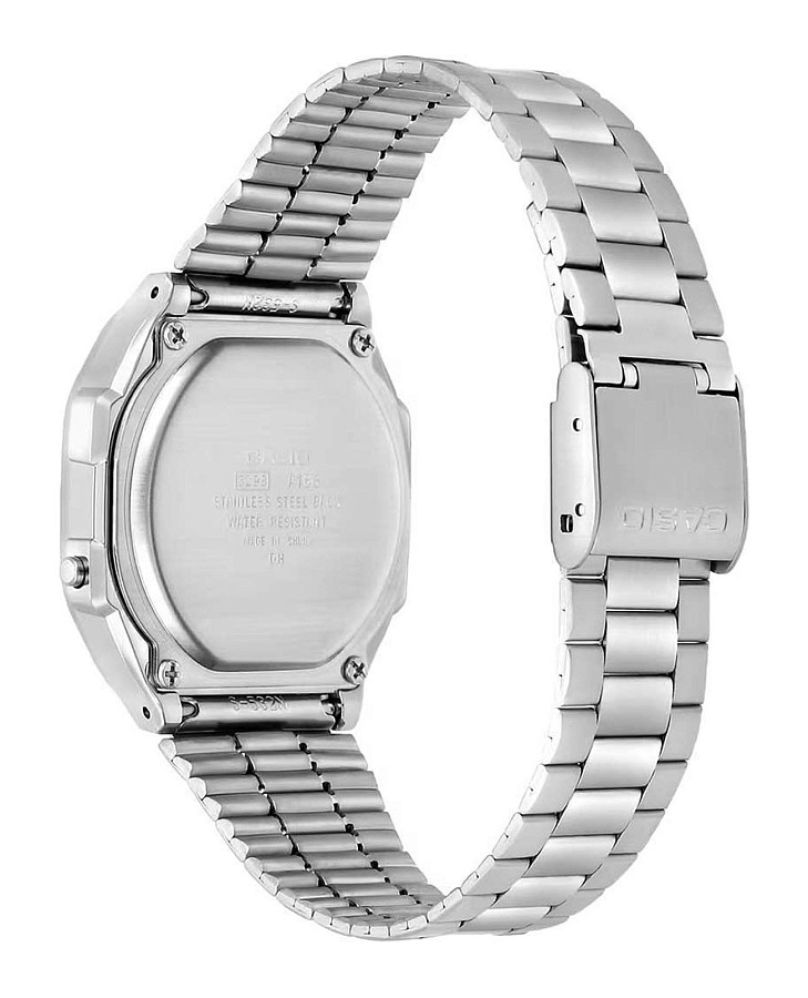 Часы Casio Vintage A-168WA-8A — нержавеющая сталь, мужские