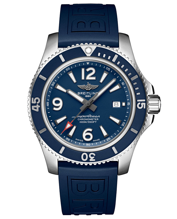Часы Breitling Superocean Automatic 44 A17367D81C1S1 — мужские, синий