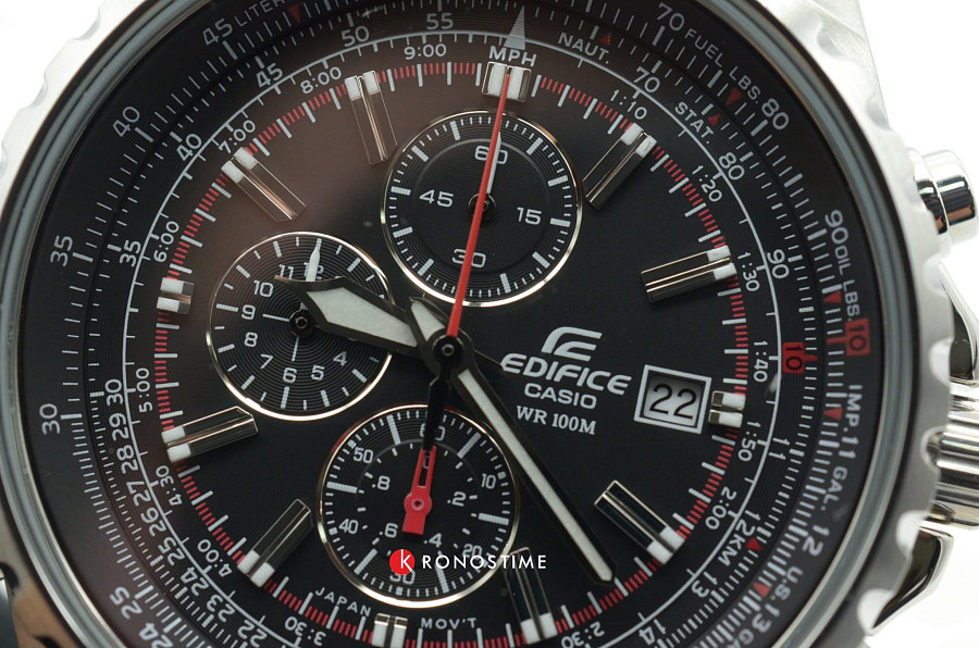Часы Casio Edifice EF-527D-1A — кварцевые, Япония, мужские