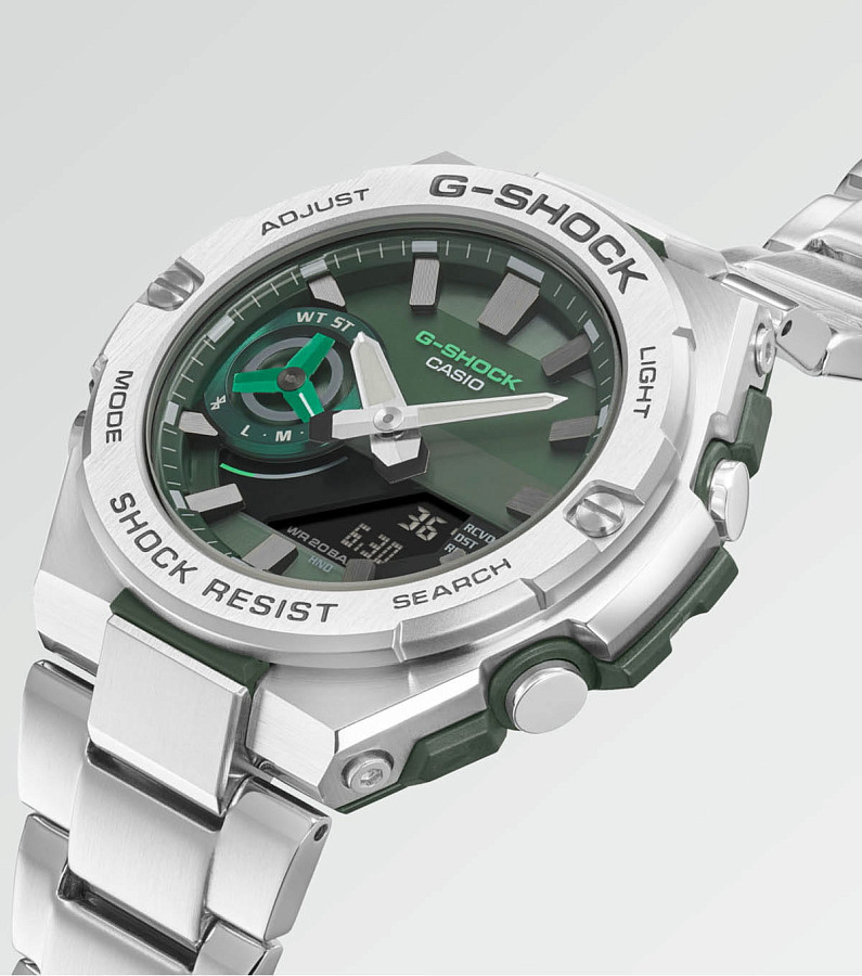 Часы Casio G-Shock GST-B500AD-3A — нержавеющая сталь, мужские