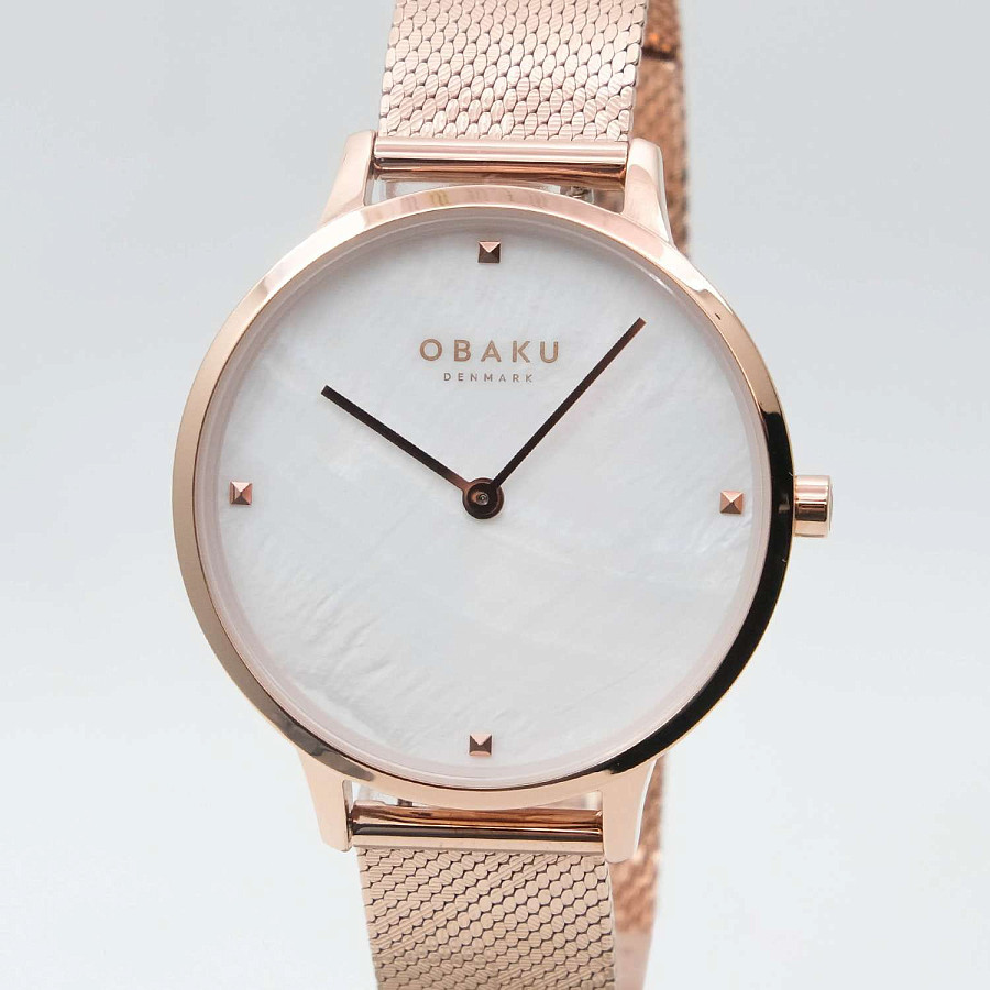 Часы Obaku Links V295LXVWHV — кварцевые, металл сталь