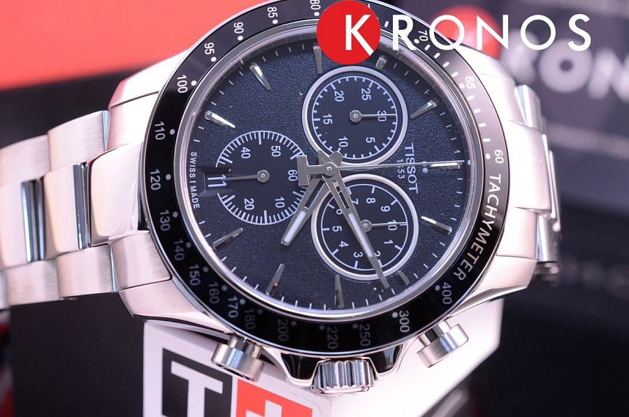 Часы Tissot V8 Quartz Chronograph T106.417.11.051.00 — артикул T1064171105100