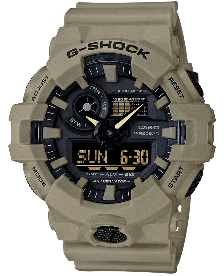 Часы Casio G-Shock GA-700UC-5A — мужские, черный