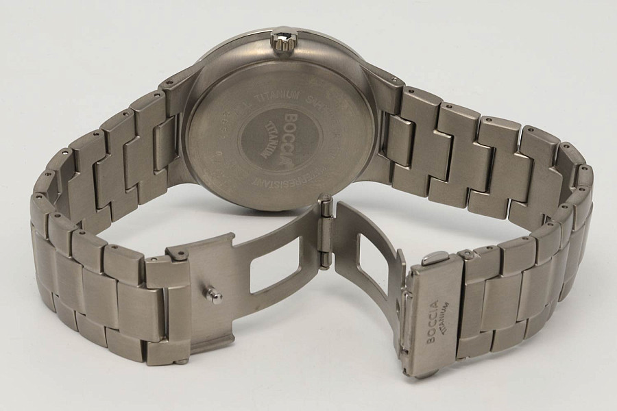 Часы Boccia Titanium Circle-Oval 3652-01 — мужские, титановый