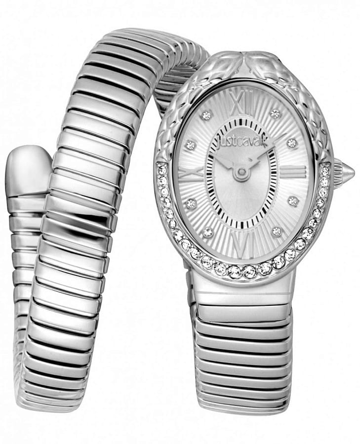 Часы Just Cavalli Fiore JC1L390M0015 — женские, серебристый