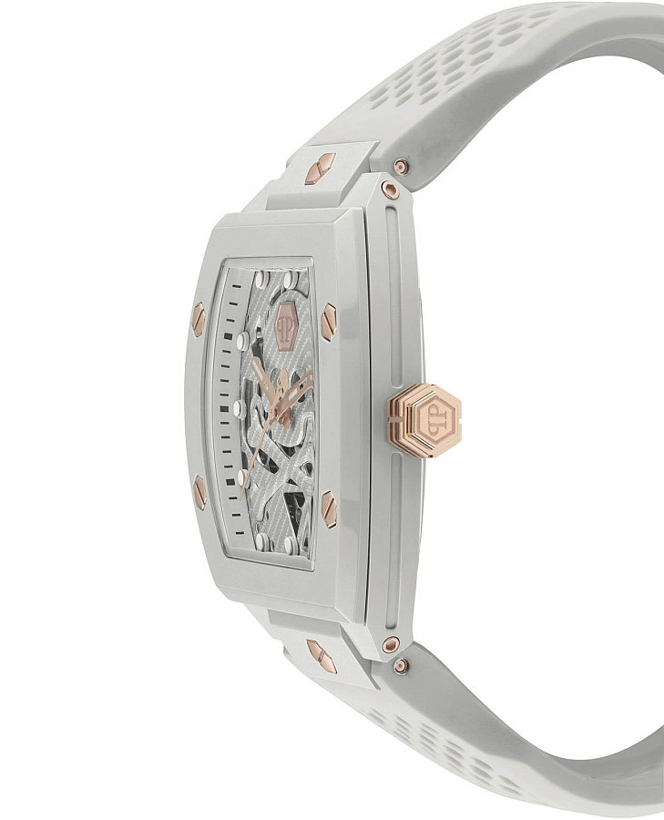 Часы Philipp Plein The Skeleton Ecoceramic PWVBA0123 — силикон, мужские