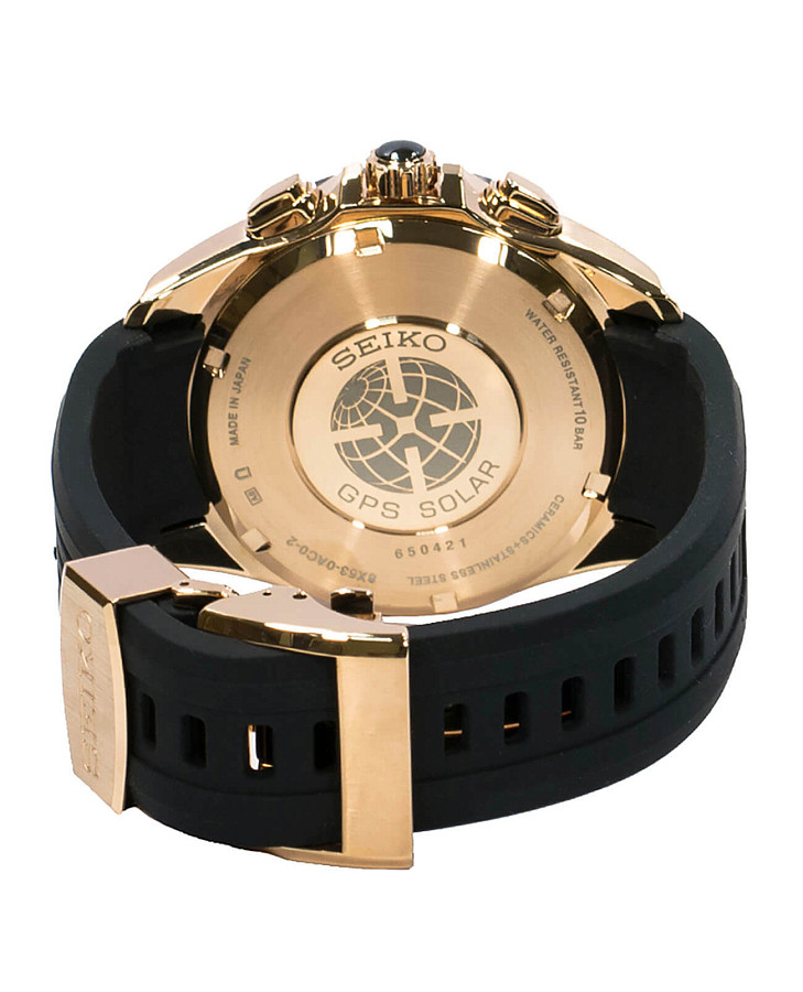 Часы Seiko Astron GPS Solar SSE055J1 — каучук, мужские