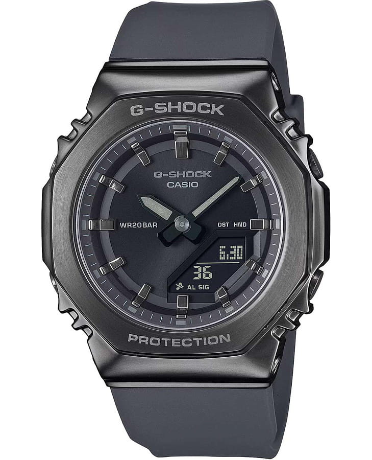 Часы Casio G-Shock GM-S2110B-8A — мужские, черный