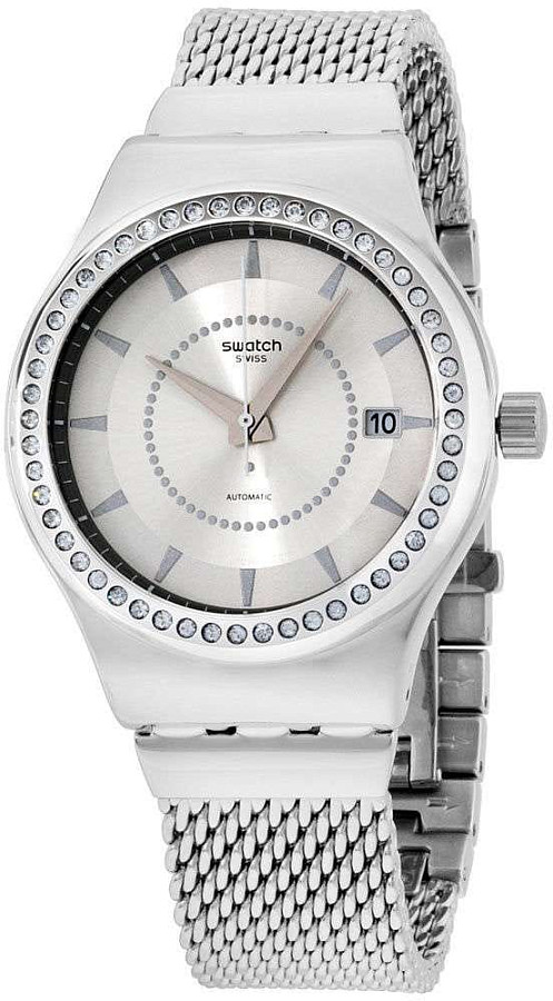 Часы Swatch Irony Sistem51 YIS406GA — металл сталь, Швейцария