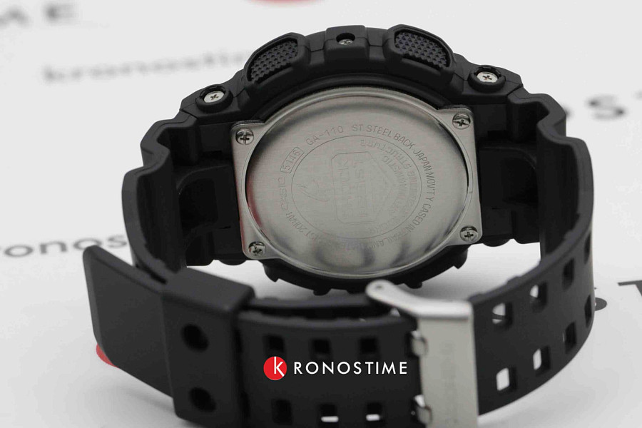 Часы Casio G-Shock GA-110-1B — мужские, электронные