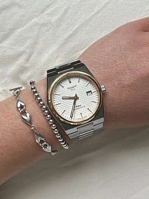 Фото покупателя: Швейцарские механические наручные часы Tissot PRX Powermatic 80 T137.407.21.031.00