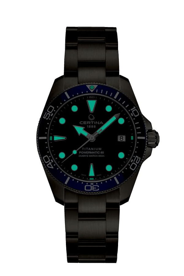 Часы Certina DS Action Diver C048.807.44.041.00 — синий, титан